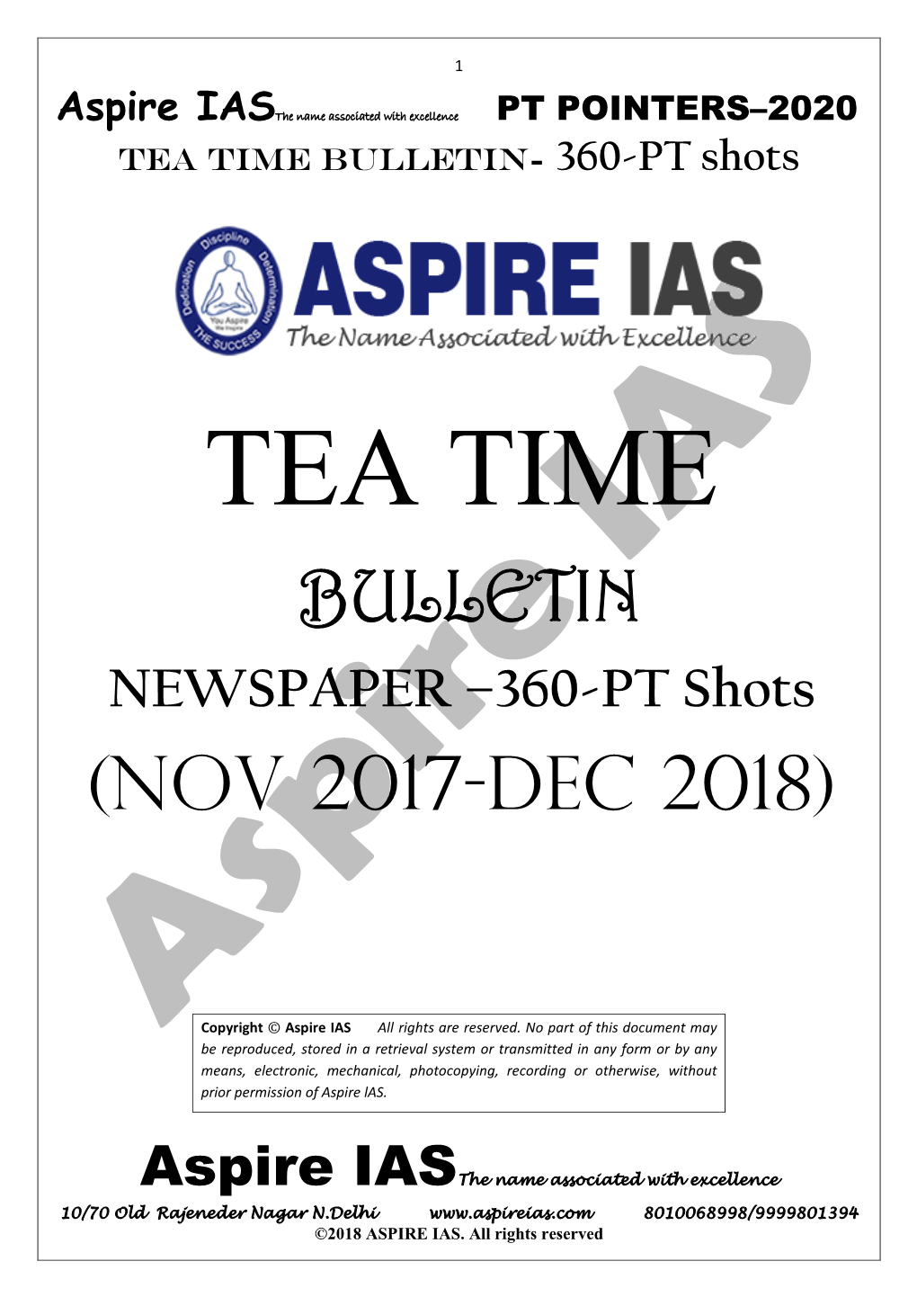 BULLETIN (Nov 2017-Dec 2018)