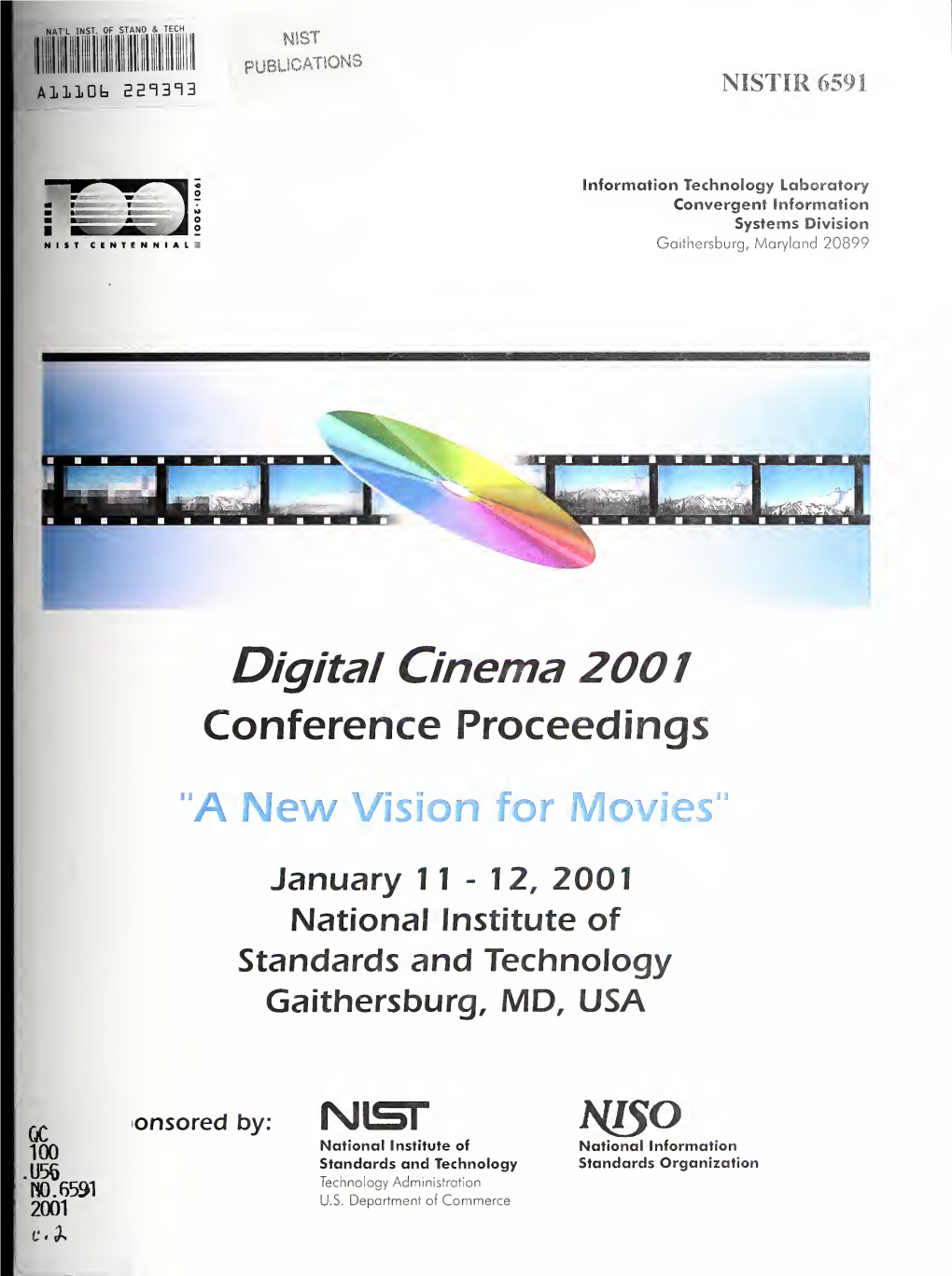 Digital Cinema 2001 Conference Proceedings
