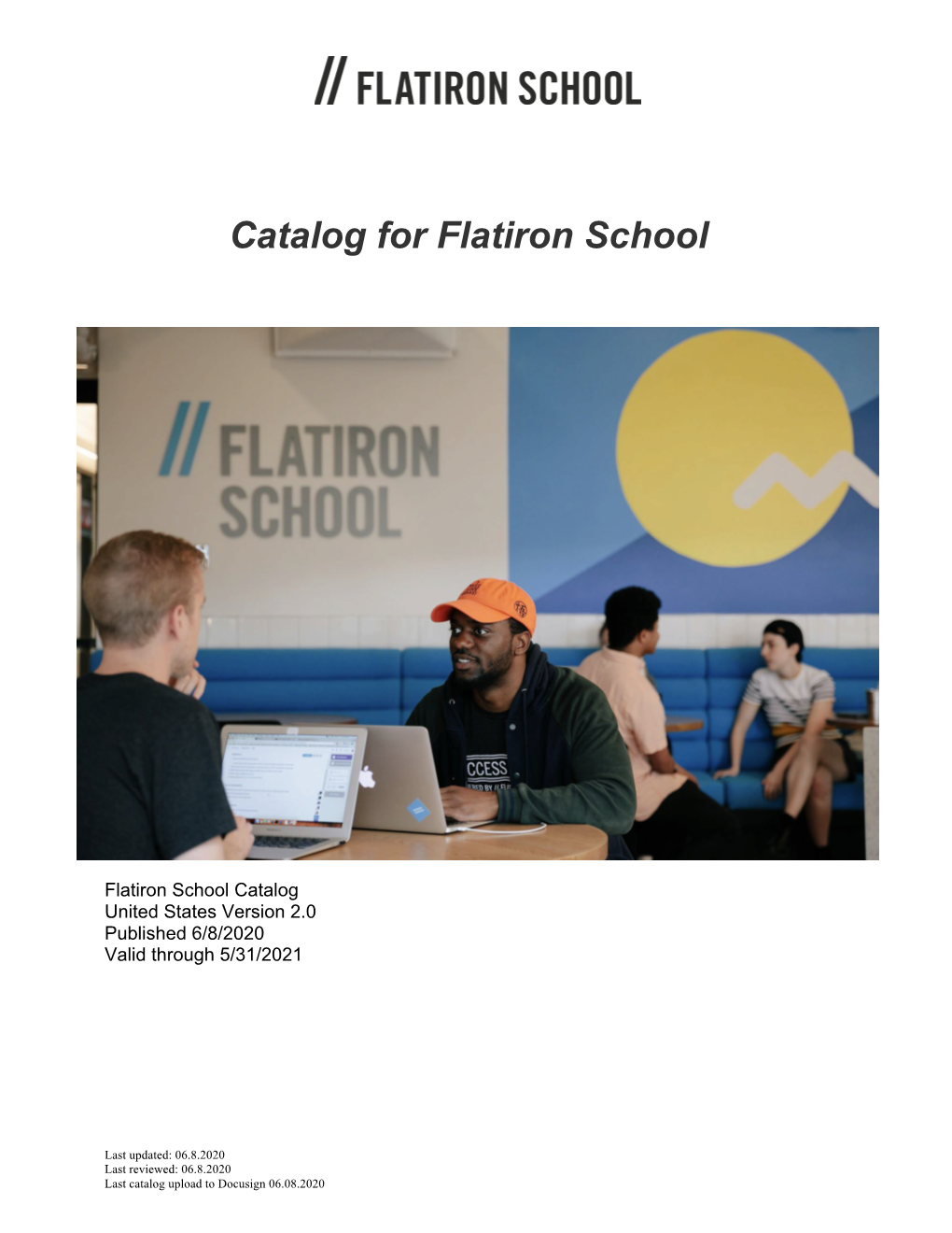 Catalog for Flatiron School