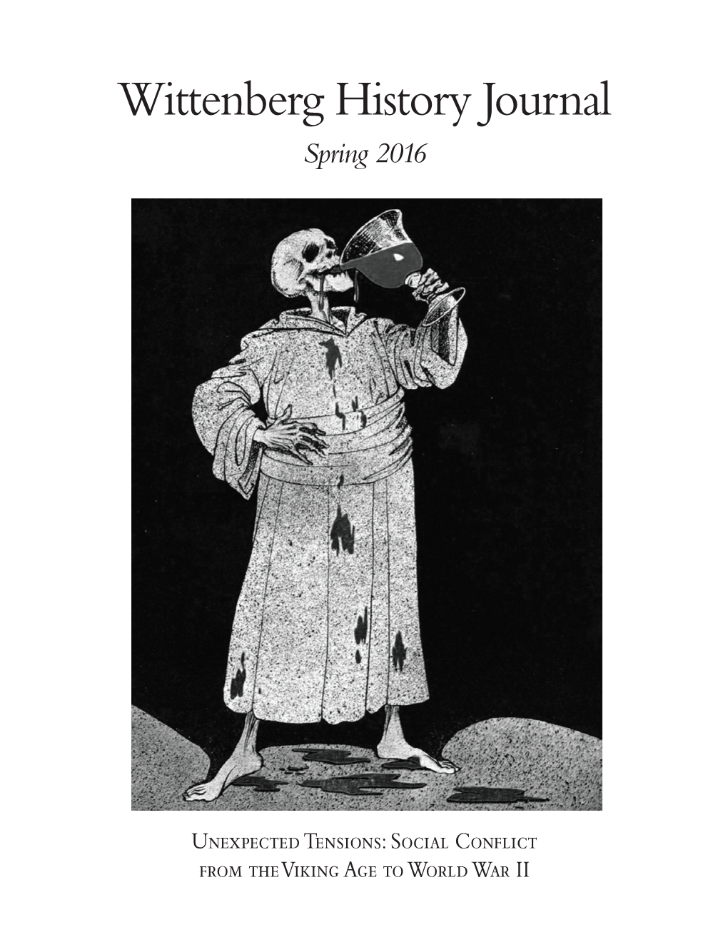 Wittenberg History Journal Spring 2016