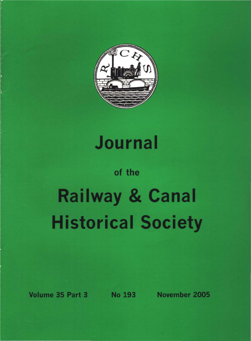 Journal Railway & Canal Historical Society