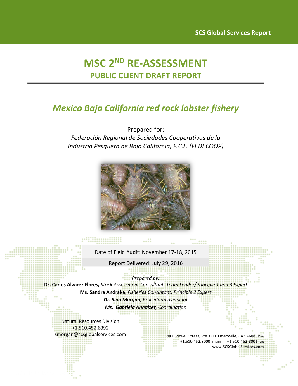 Msc 2Nd Re-Assessment Public Client Draft Report