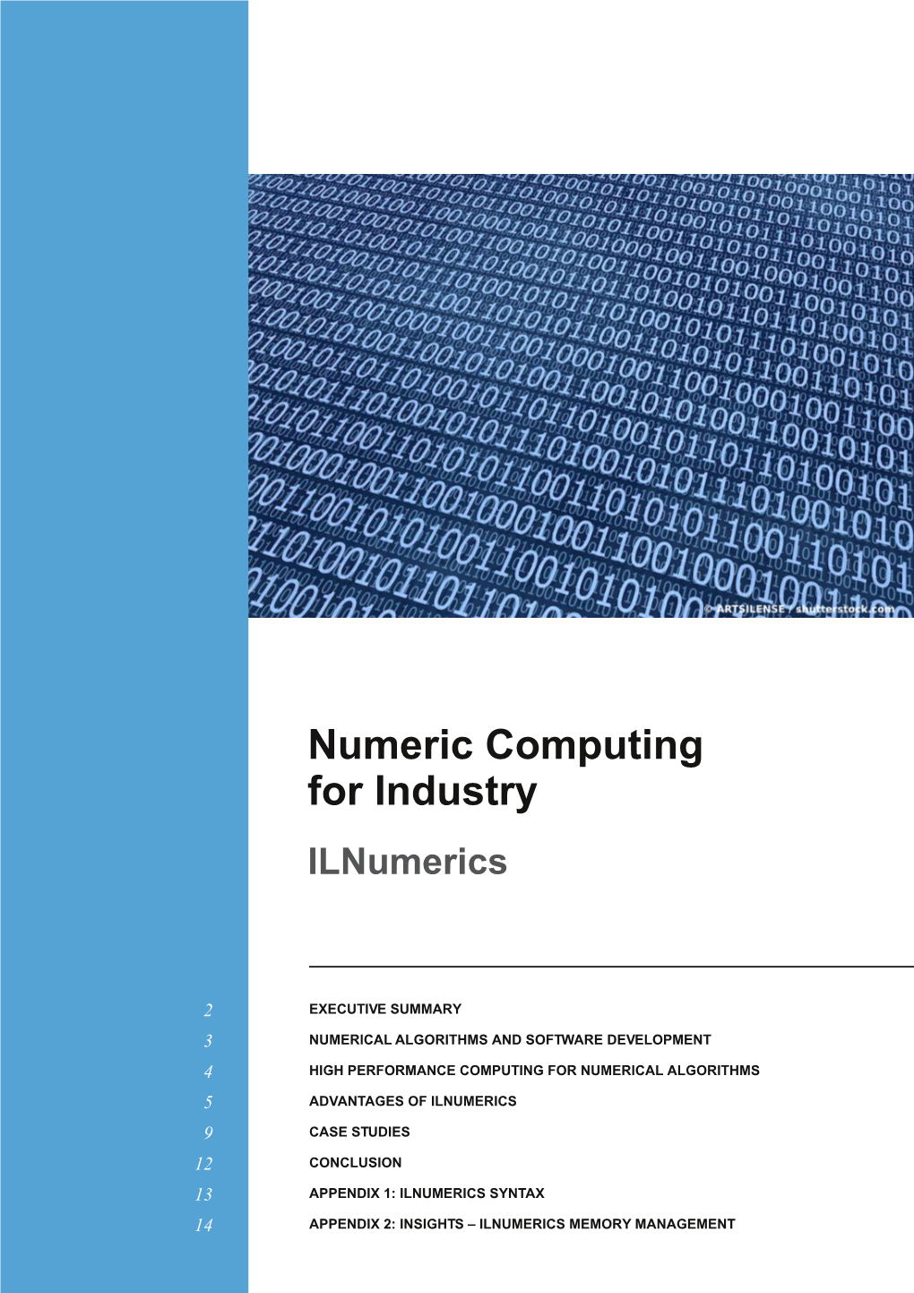 Numeric Computing for Industry Ilnumerics