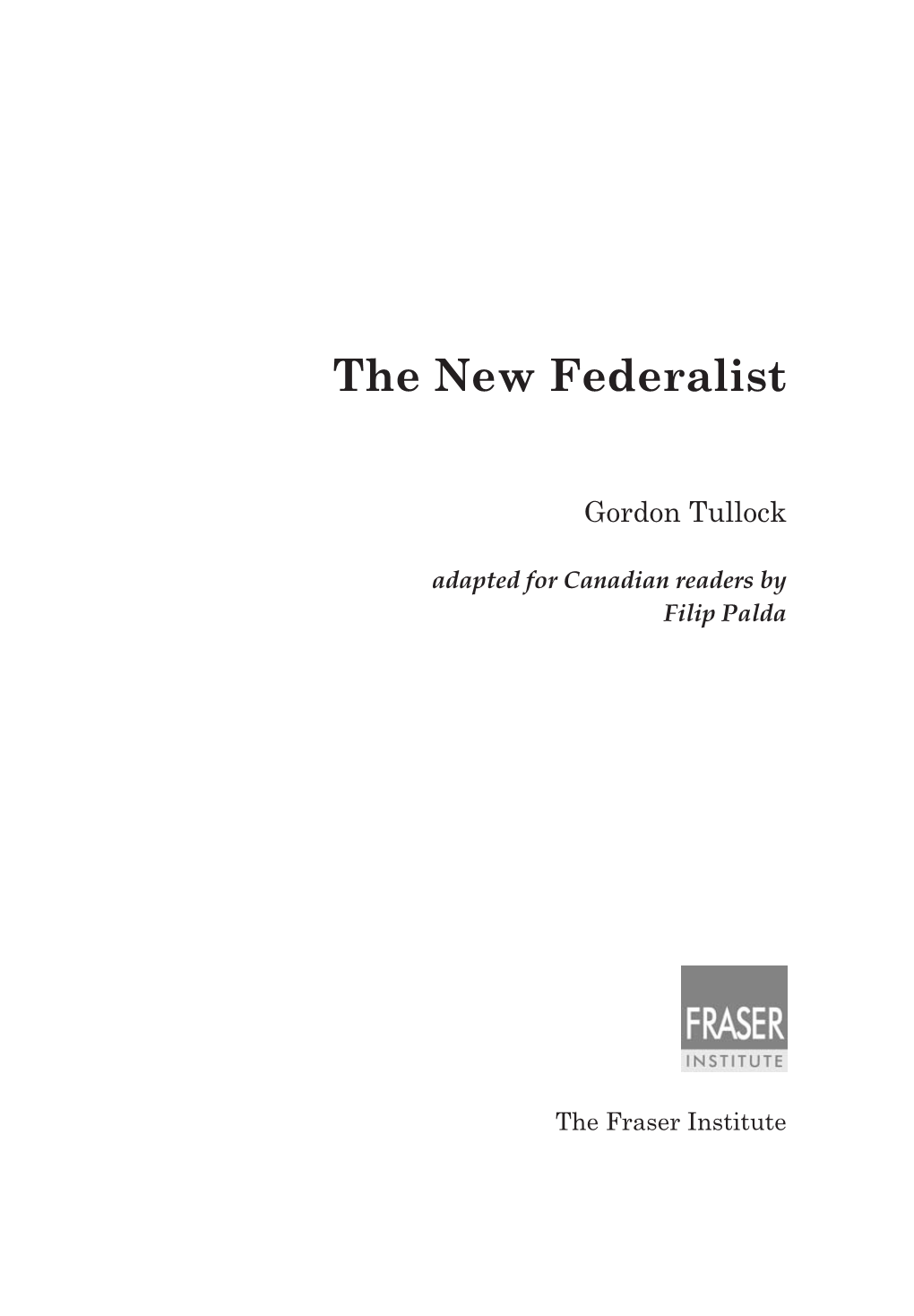 The New Federalist