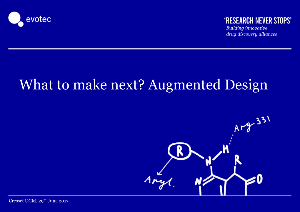 What to Make Next? Augmented Design