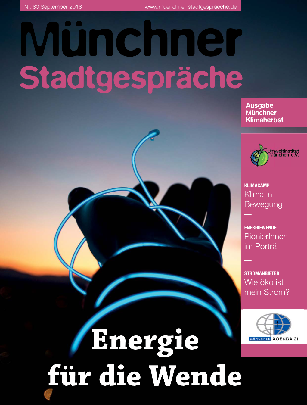 Stadtgespräche Ausgabe Münchner Klimaherbst