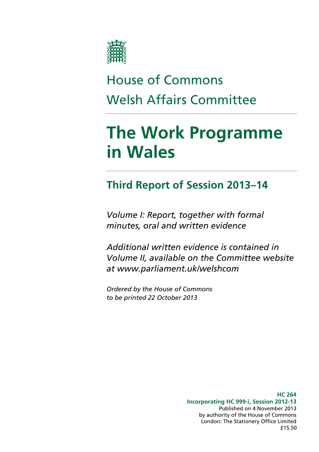 The Work Programme in Wales