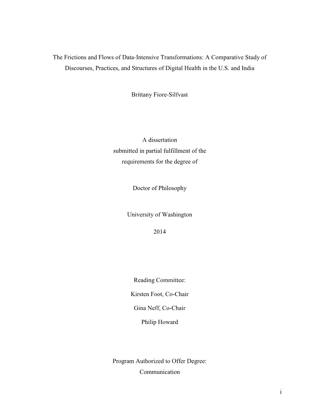 A Comparative Study of Discourses, Practices, and Structures of Digital Health in the U.S