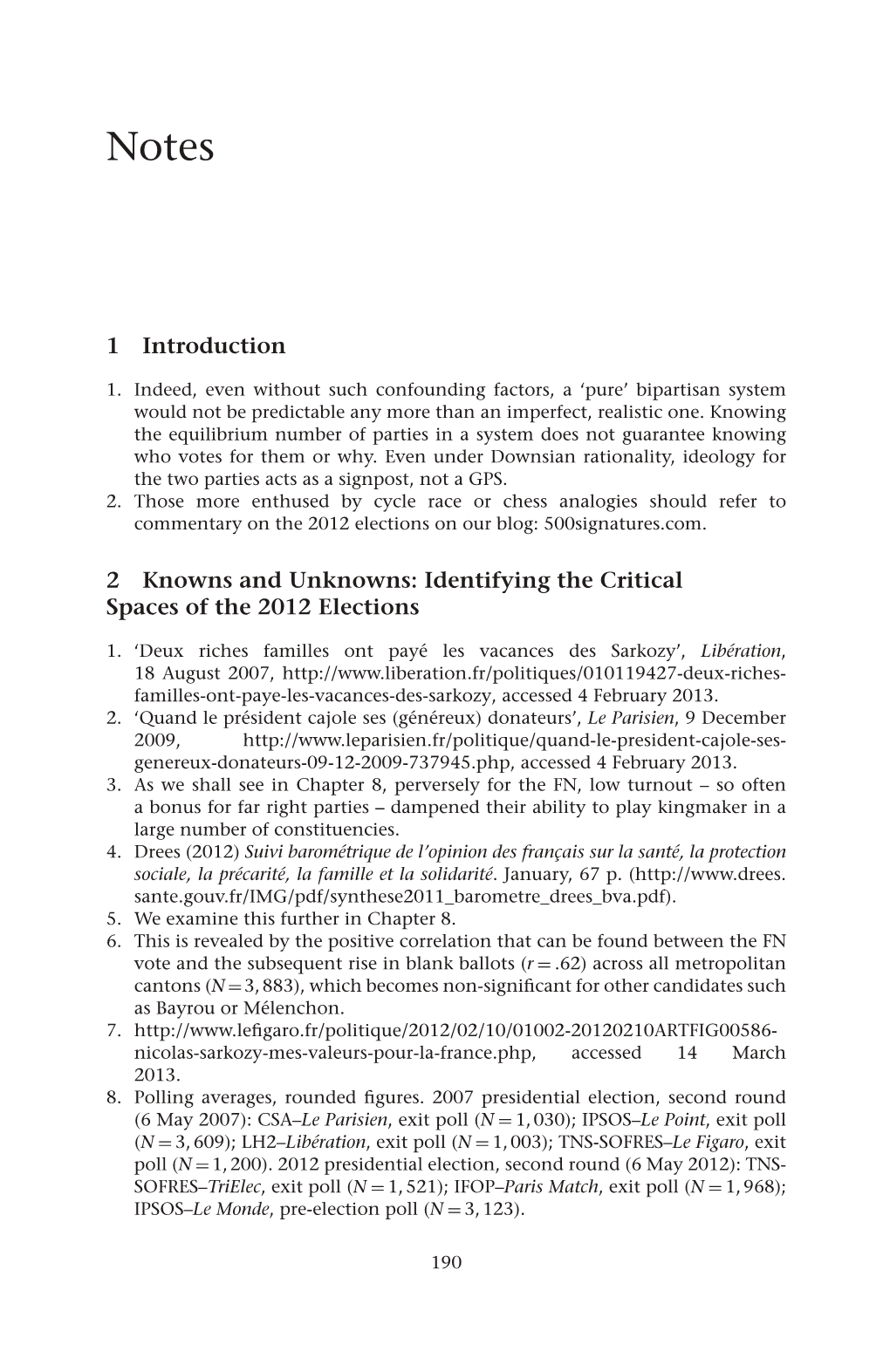 Identifying the Critical Spaces of the 2012 Elections