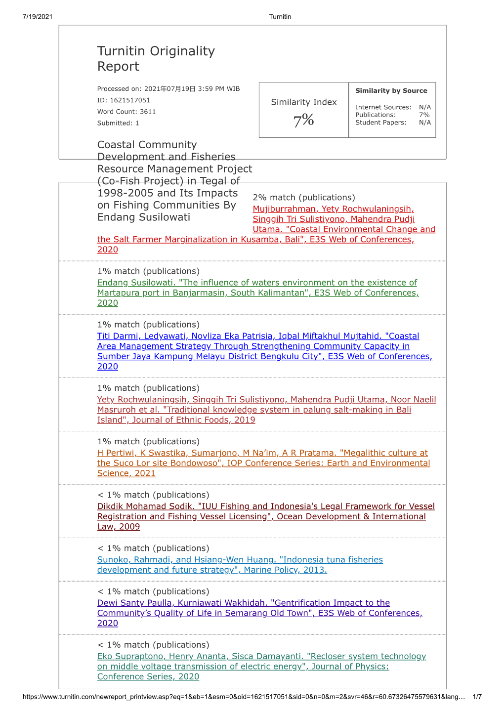 Turnitin Originality Report