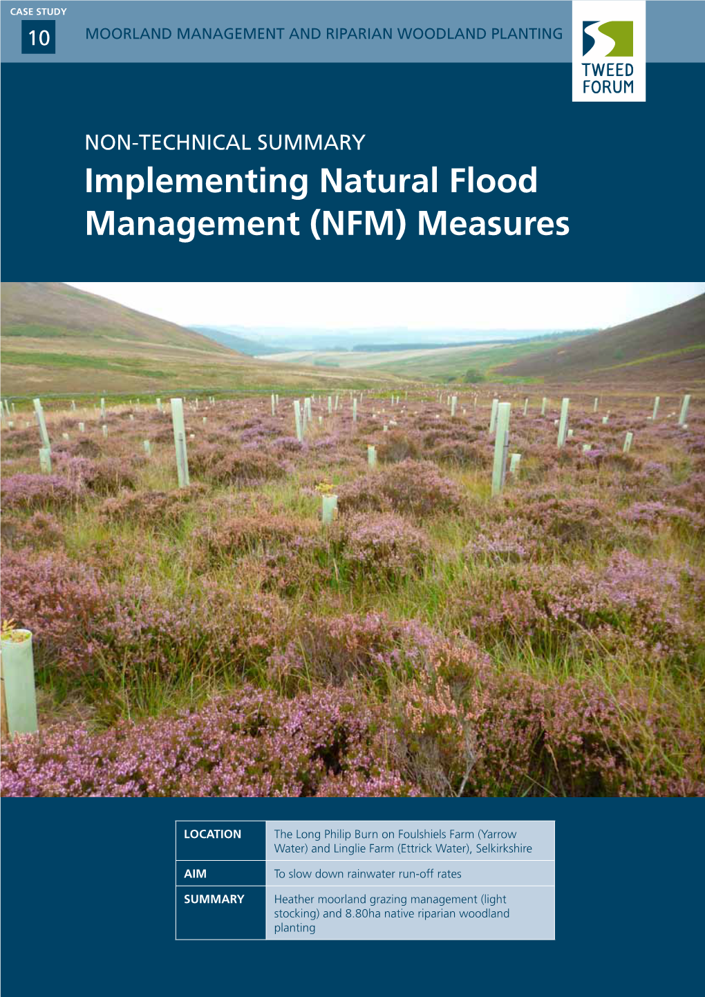 Implementing Natural Flood Management (NFM) Measures