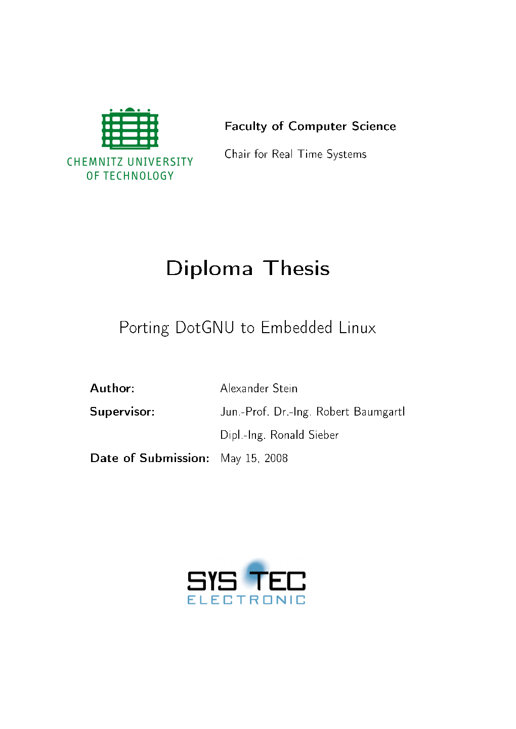 Diploma Thesis