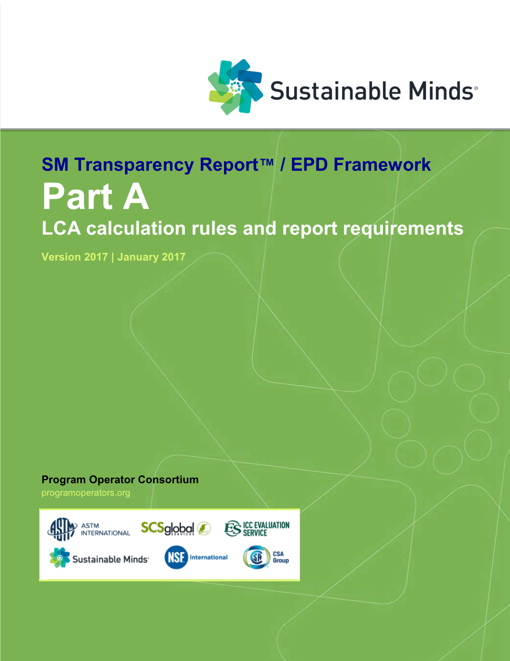 Part a LCA Calculation Rules and Report Requirements