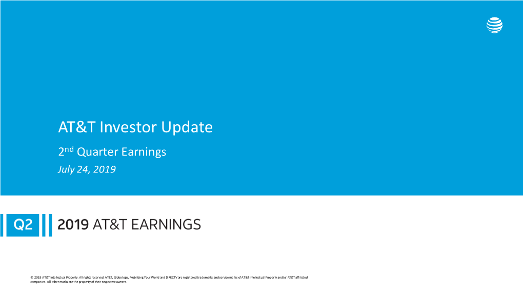 ATT 2Q19 Earnings.Pdf