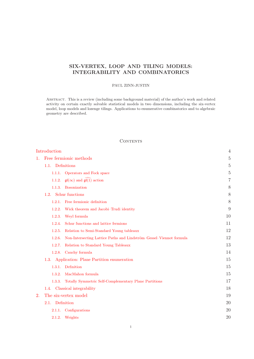 Six-Vertex, Loop and Tiling Models: Integrability and Combinatorics