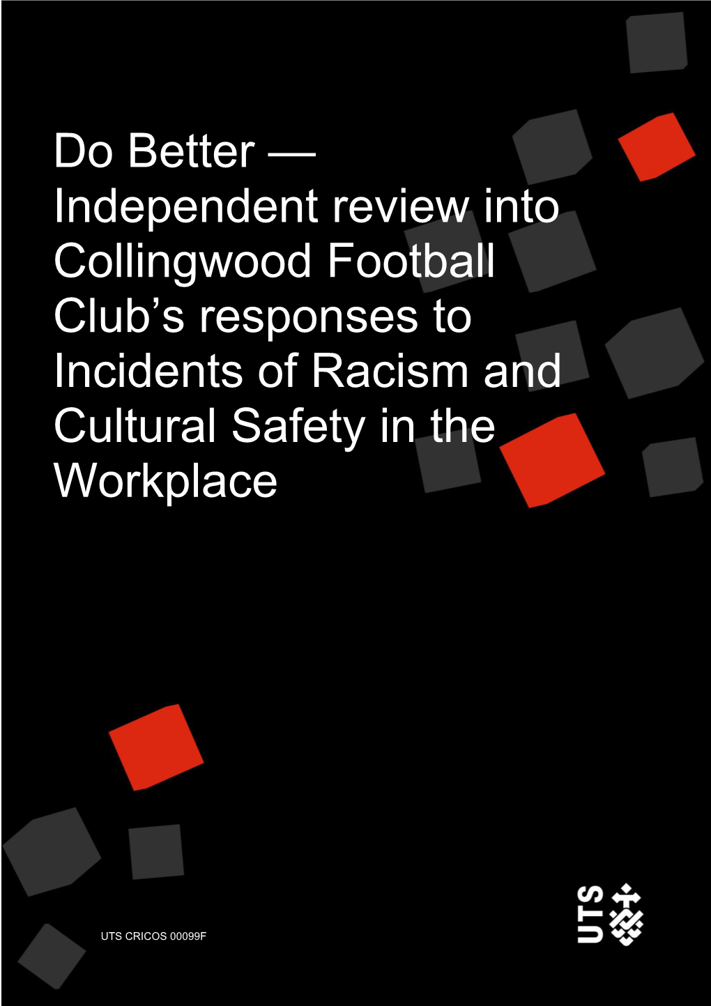 Do Better — Independent Review Into Collingwood Football Club's