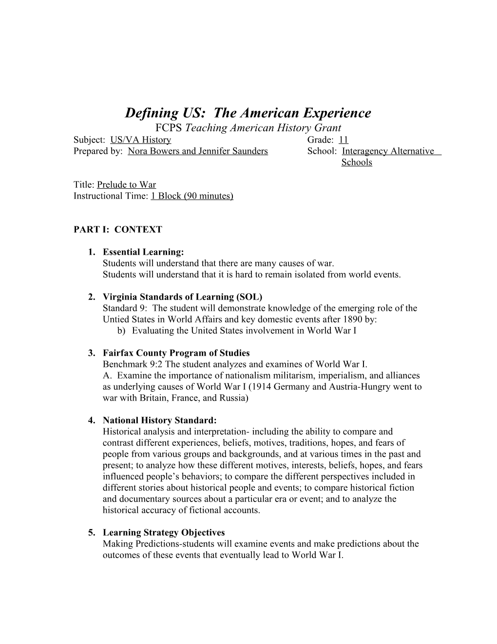Defining US: the American Experience s1