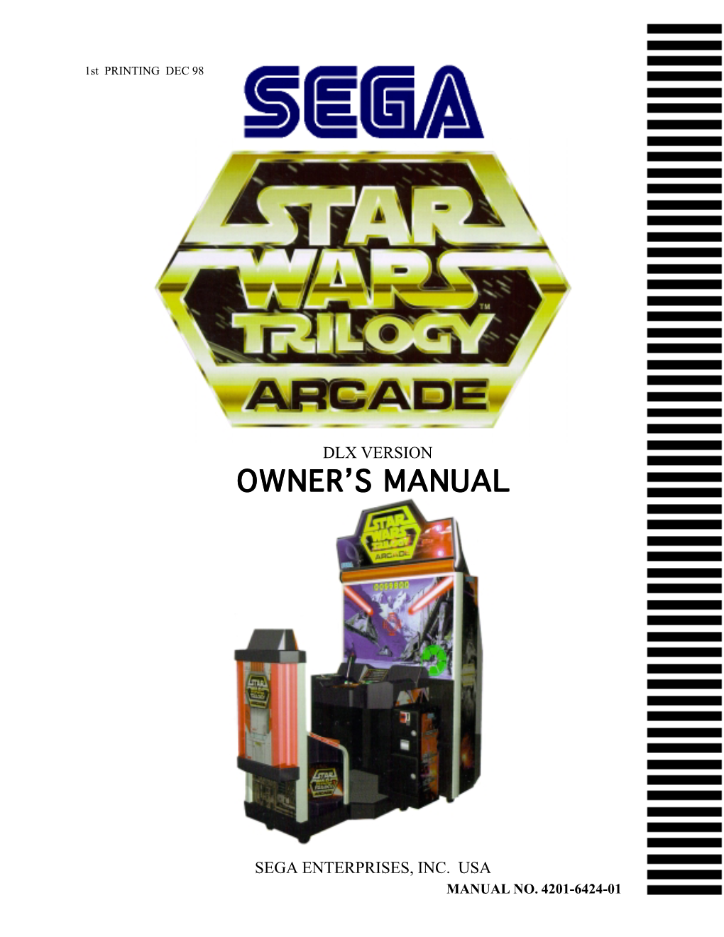 STAR WARS TRILOGY DLX, a New SEGA Product