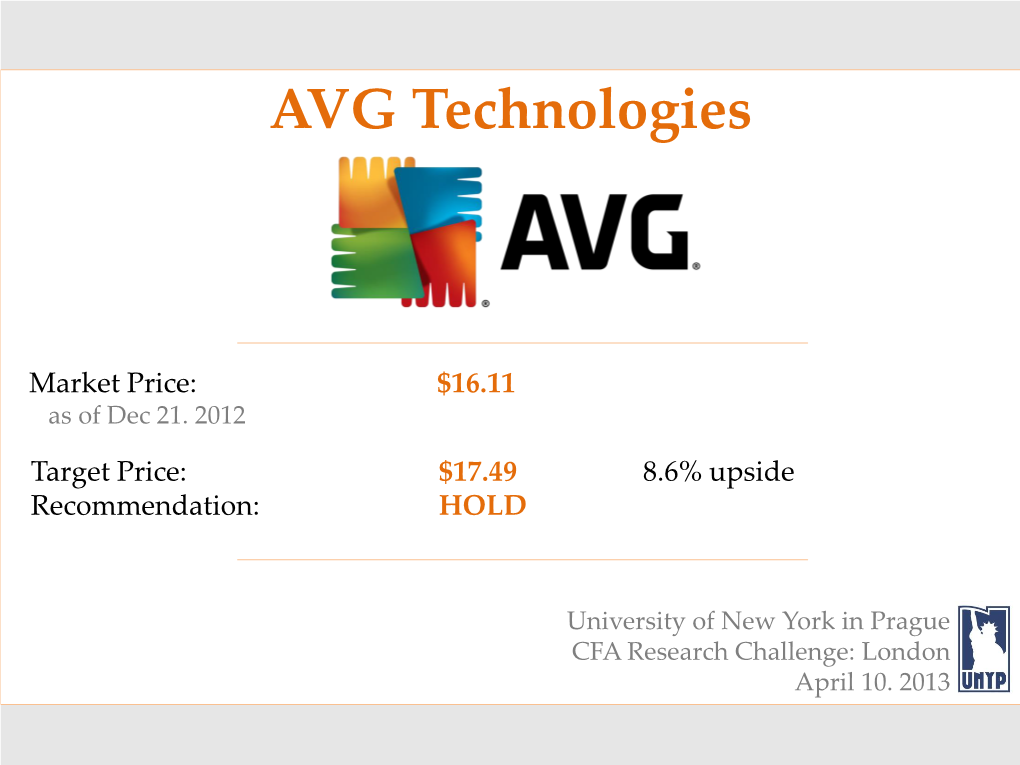 AVG Technologies N.V