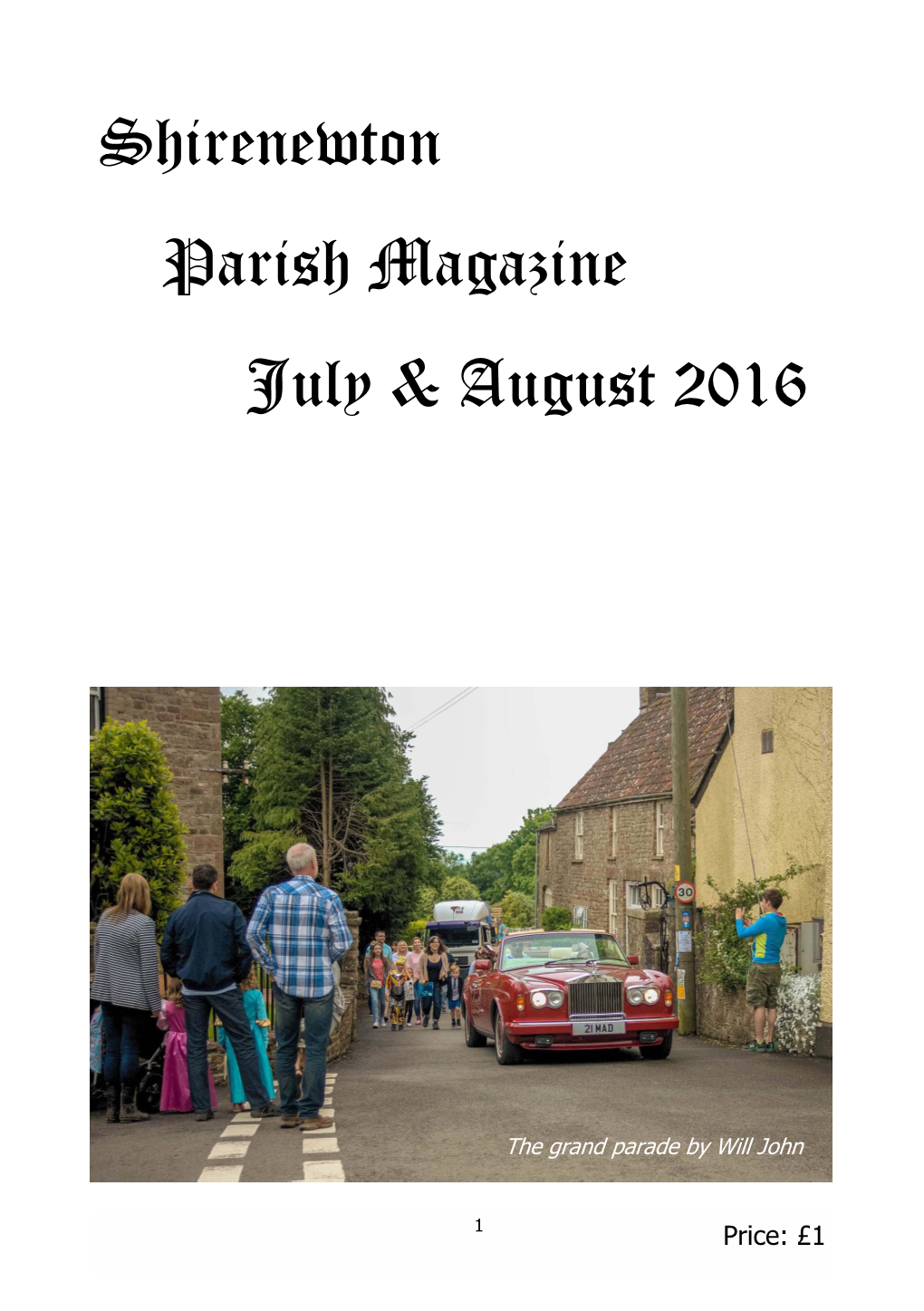 Shirenewton Parish Magazine July & August 2016