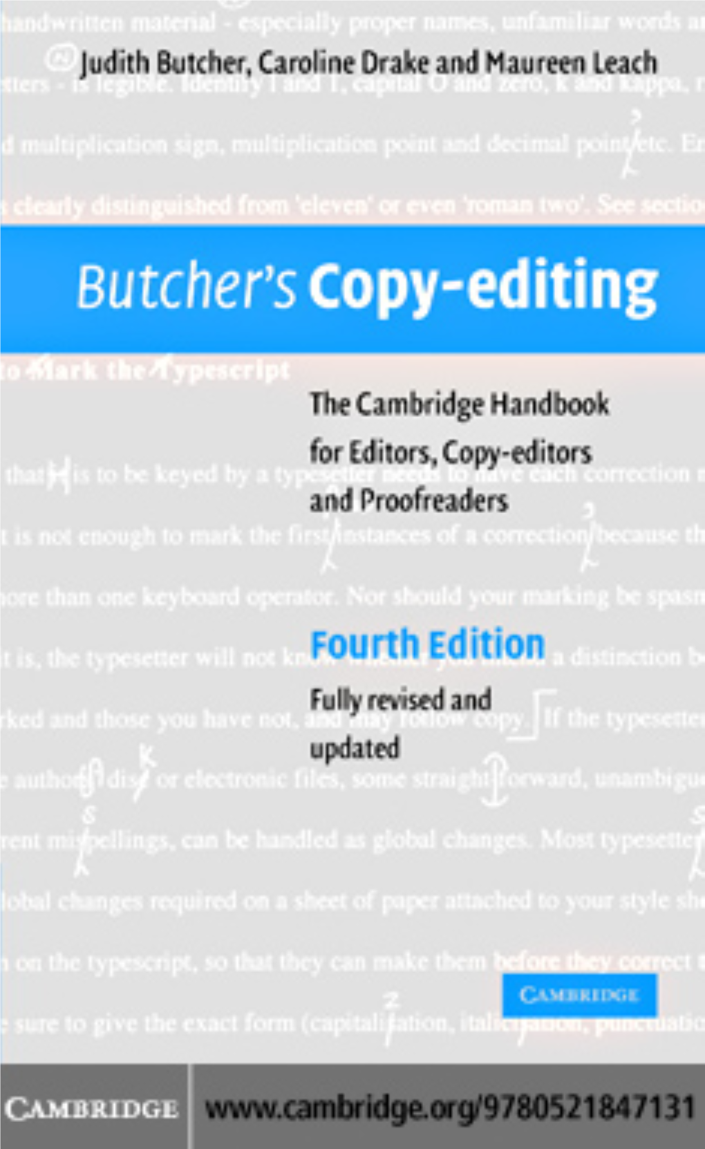 Butcher's Copy-Editing