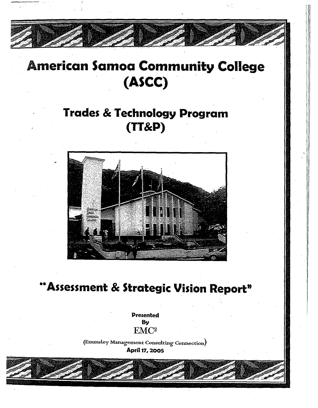 American Samoa Community College (ASCC)