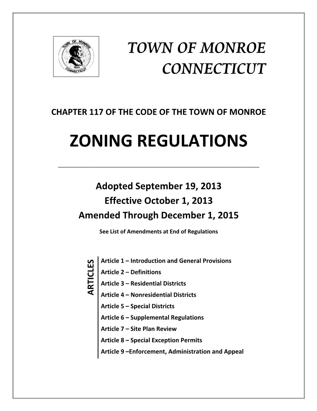 Zoning Regulations