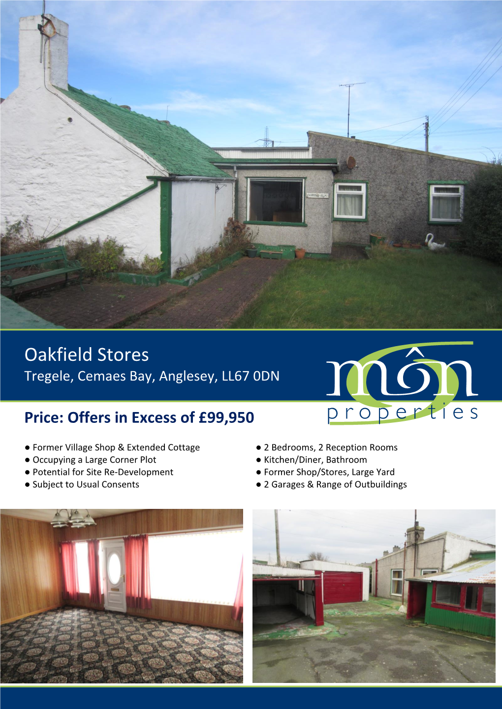 Oakfield Stores Tregele, Cemaes Bay, Anglesey, LL67 0DN