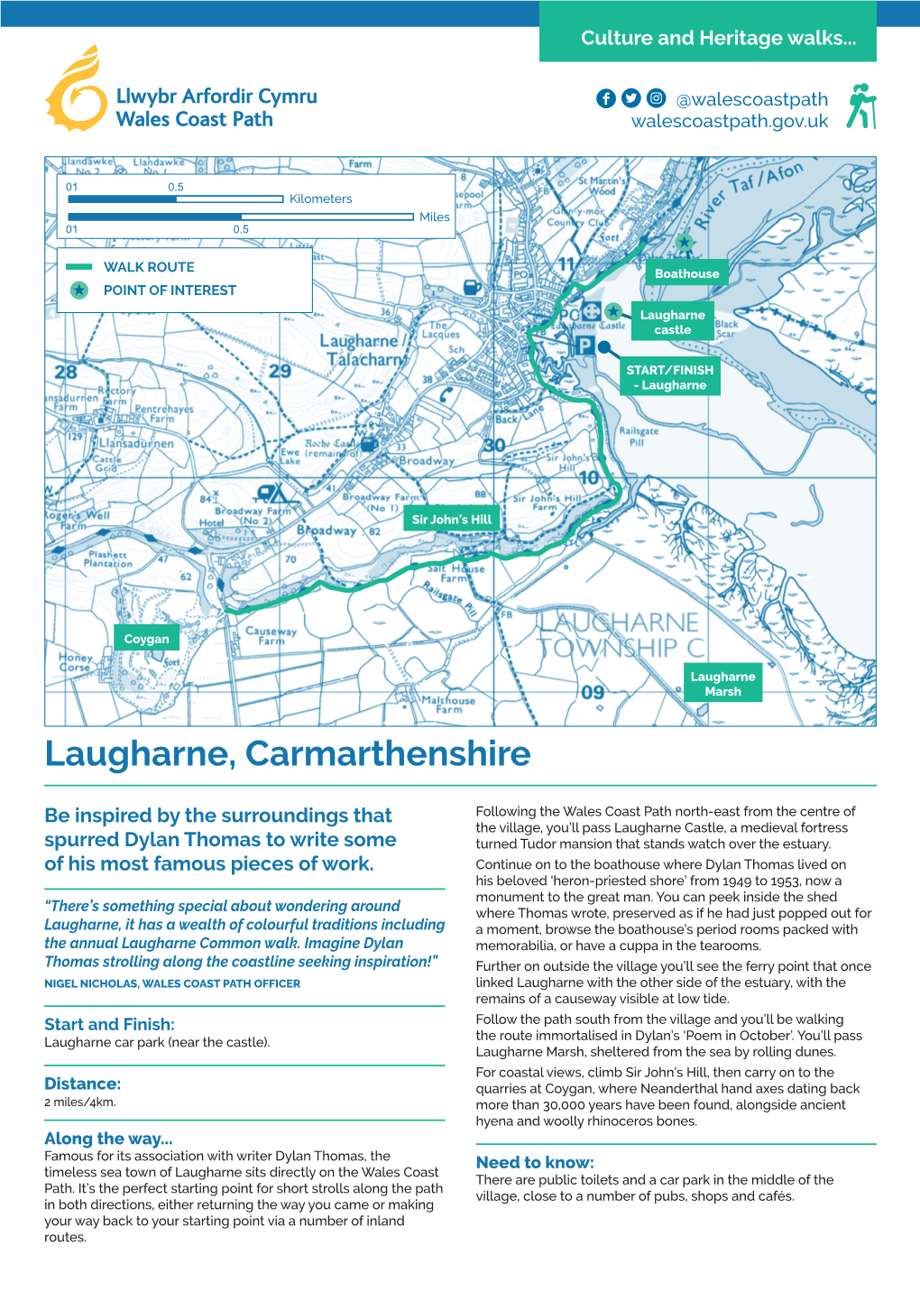 Laugharne Itinerary