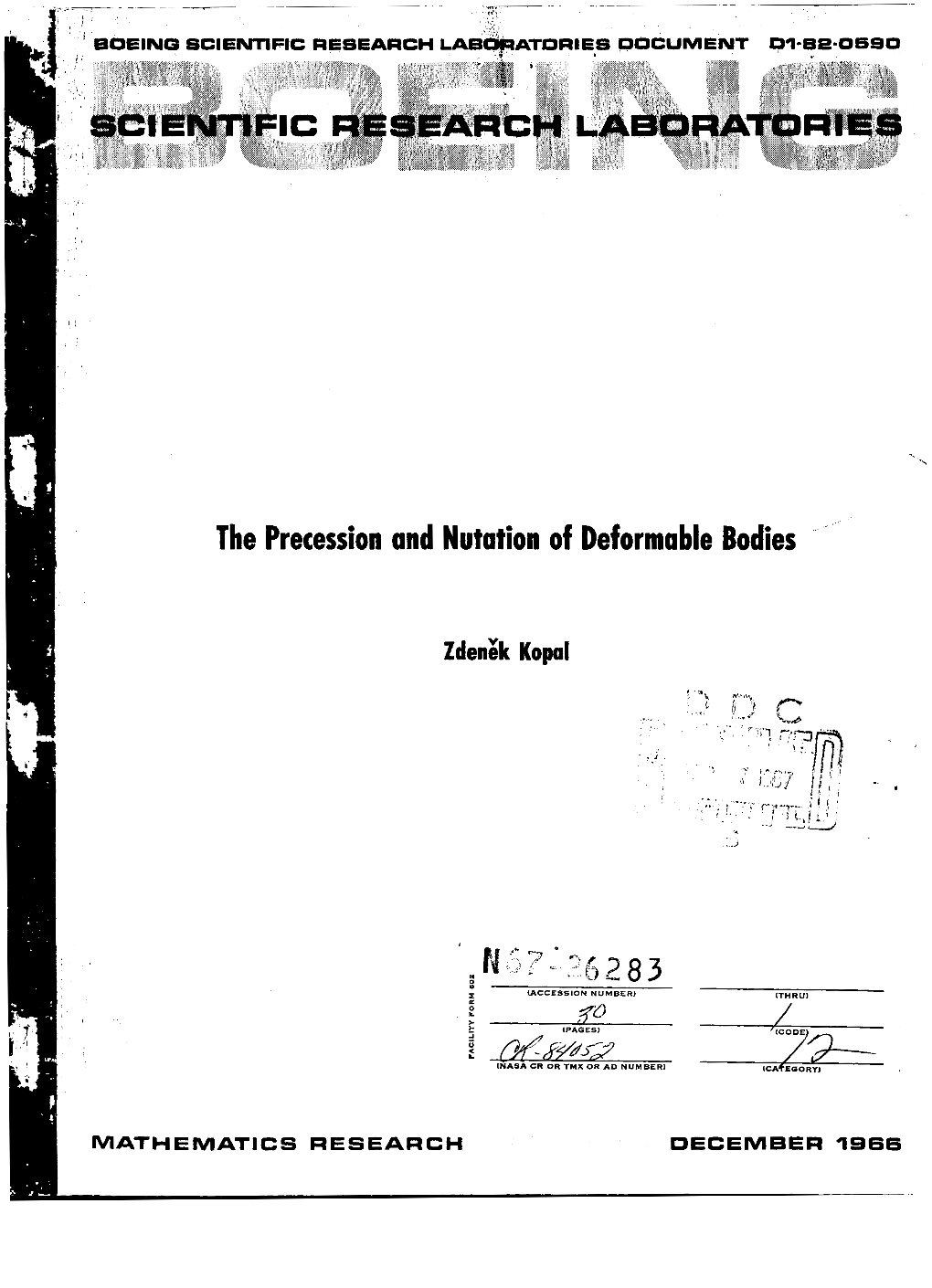 The Precession and Nutation of Deformable Bodies