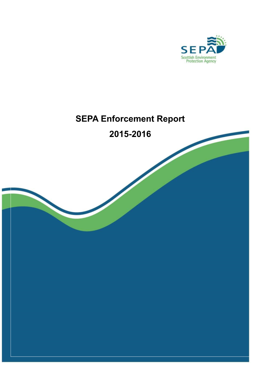 SEPA Enforcement Report 2015-2016