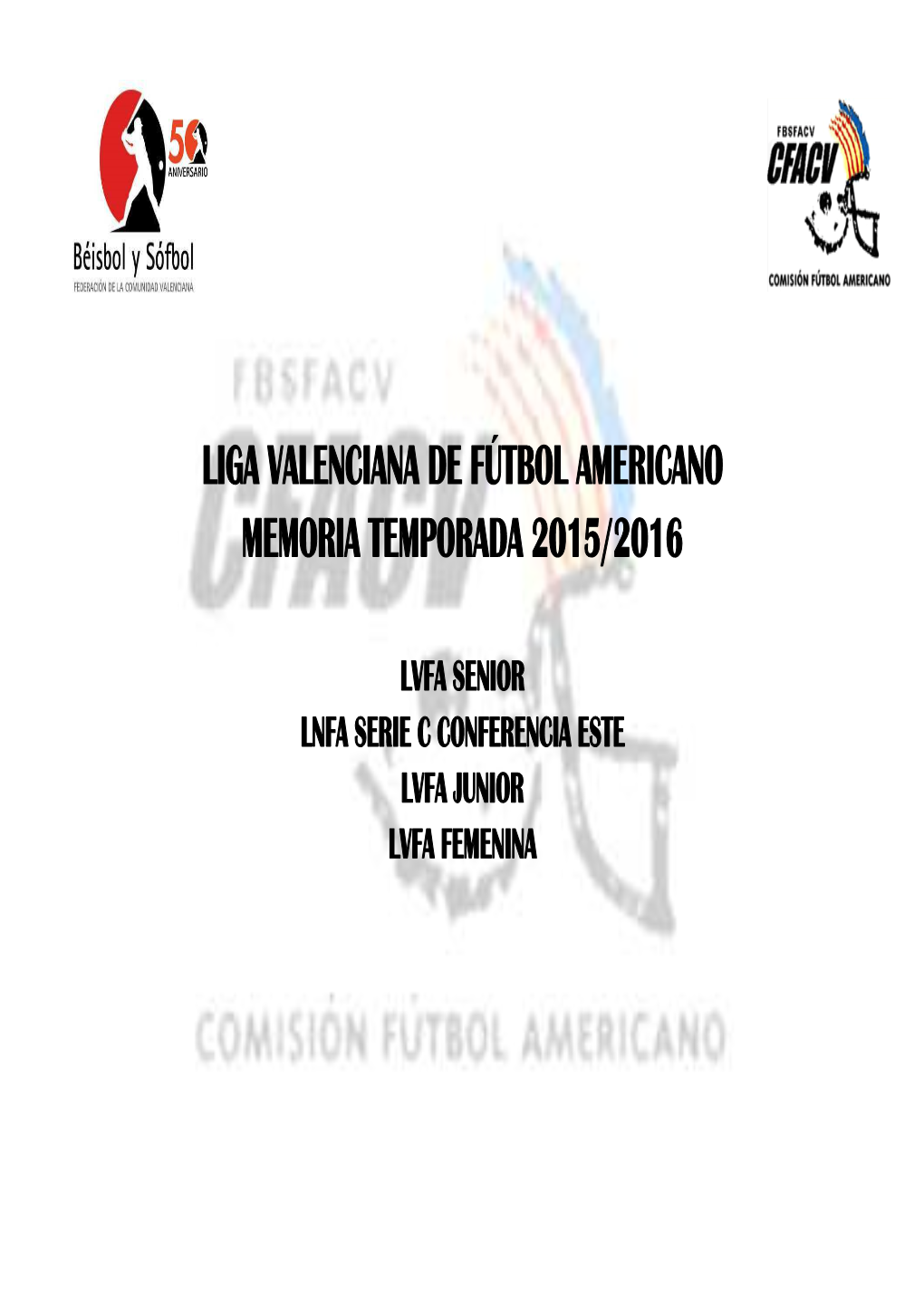 Memoria Lvfa Temporada 2015-2016