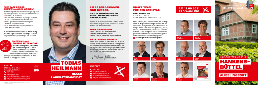 Flyer Kommunalwahl 2021