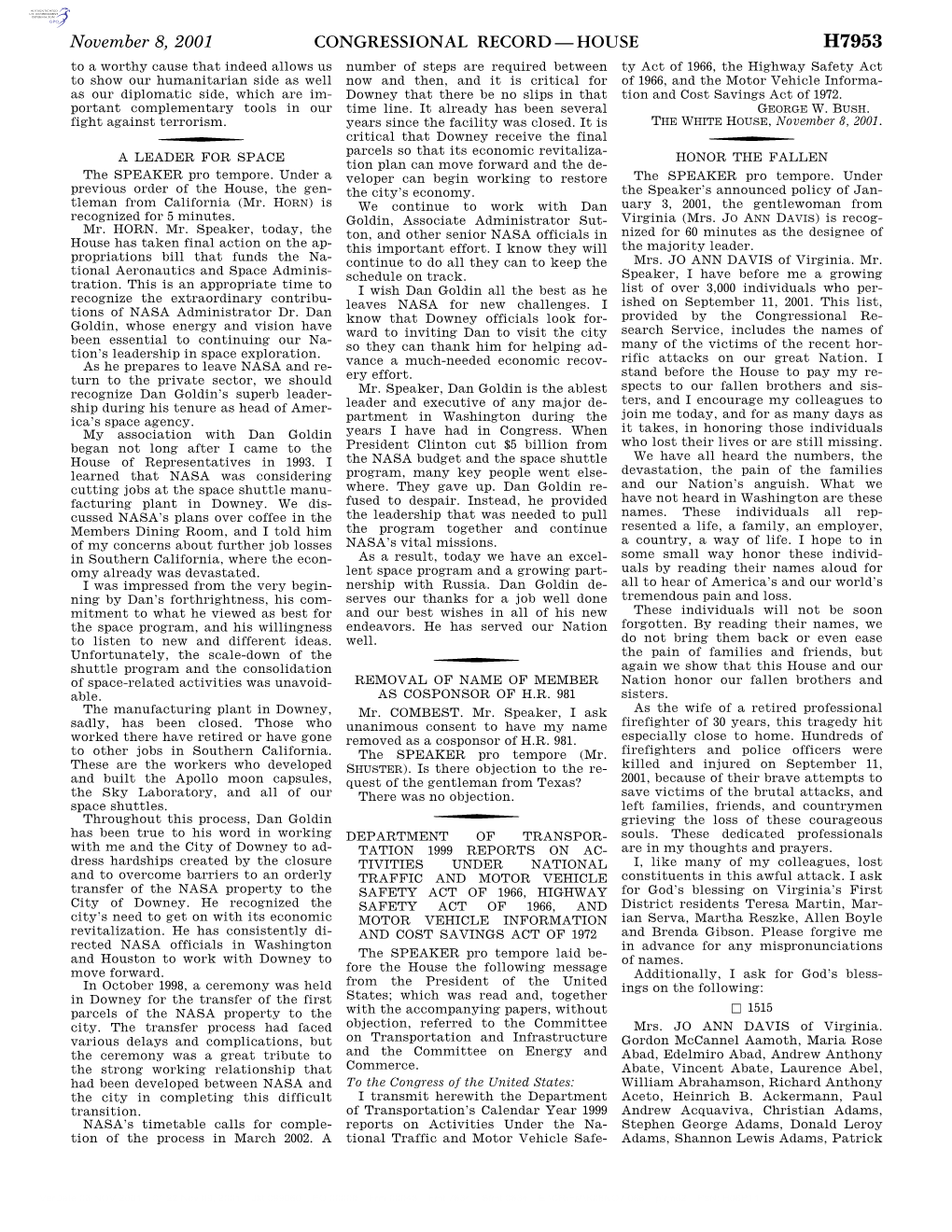 Congressional Record—House H7953