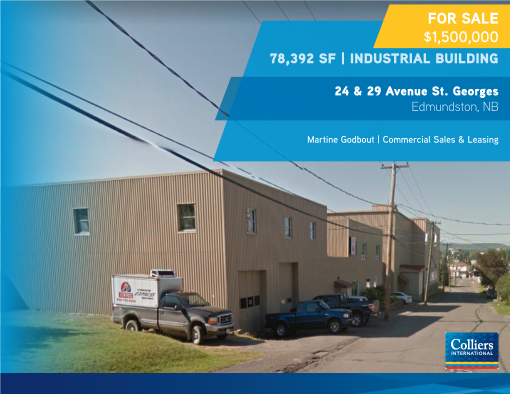 For Sale $1,500,000 78,392 Sf | Industrial Building