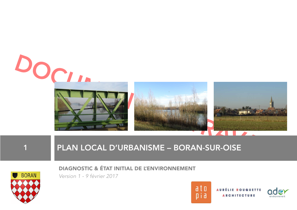 Plan Local D'urbanisme – Boran-Sur-Oise