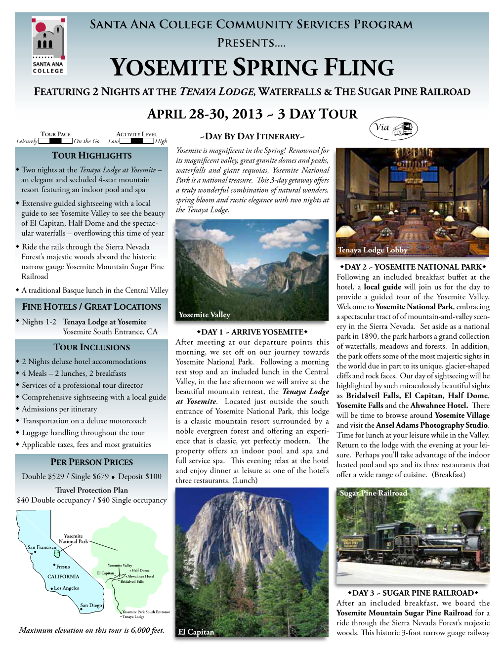 Yosemite Spring Fling