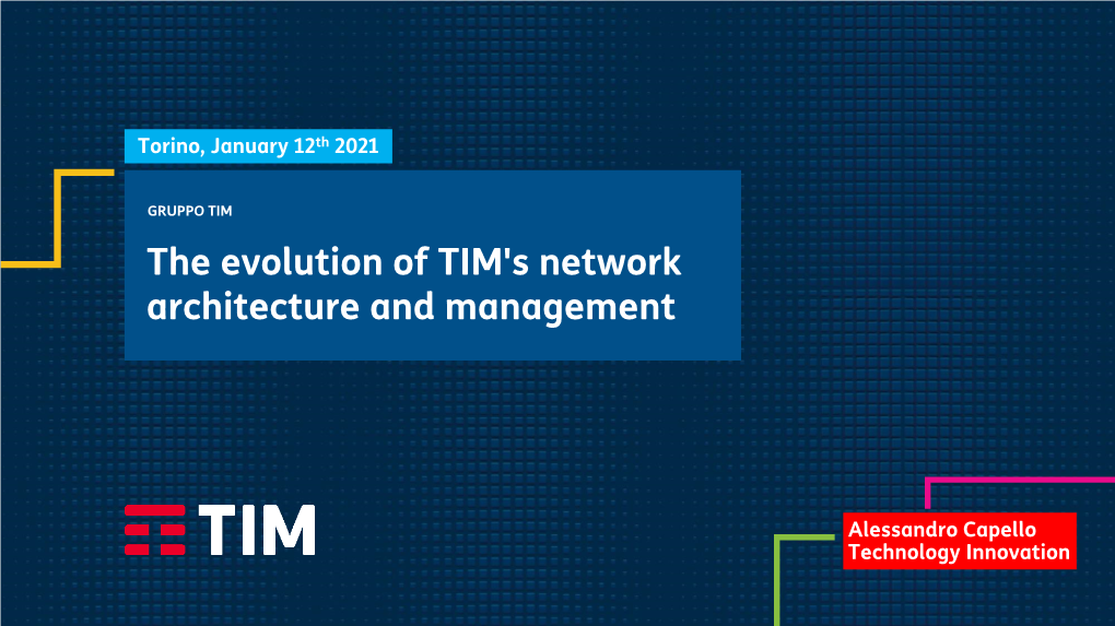 Network Architecture and Management