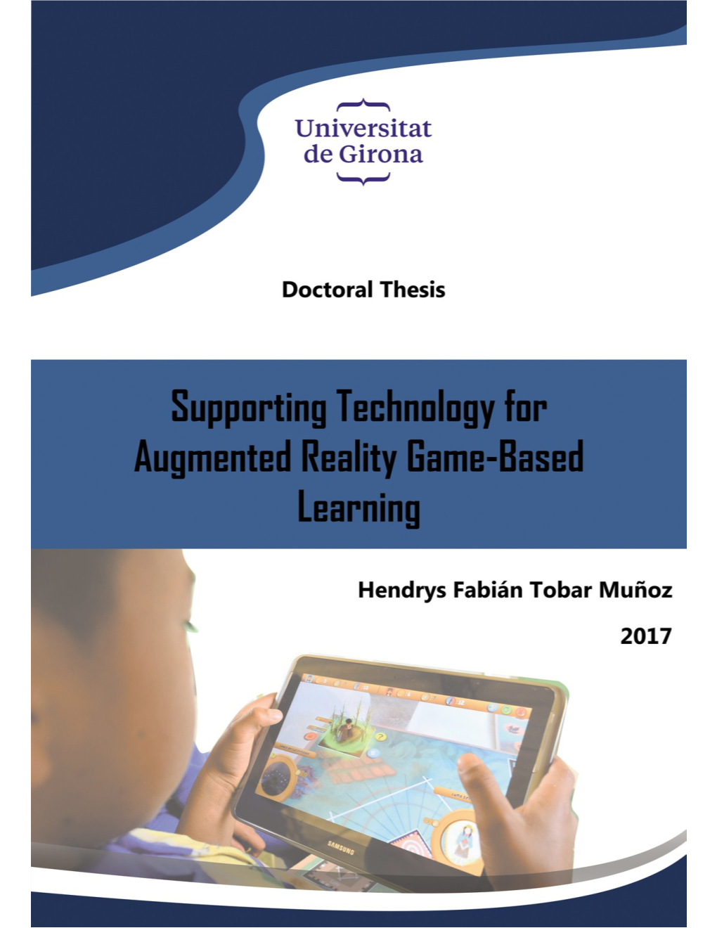 Supporting Technology for Augmented Reality Game-Based Learning