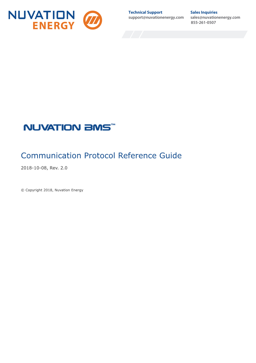 Communication Protocol Reference Guide