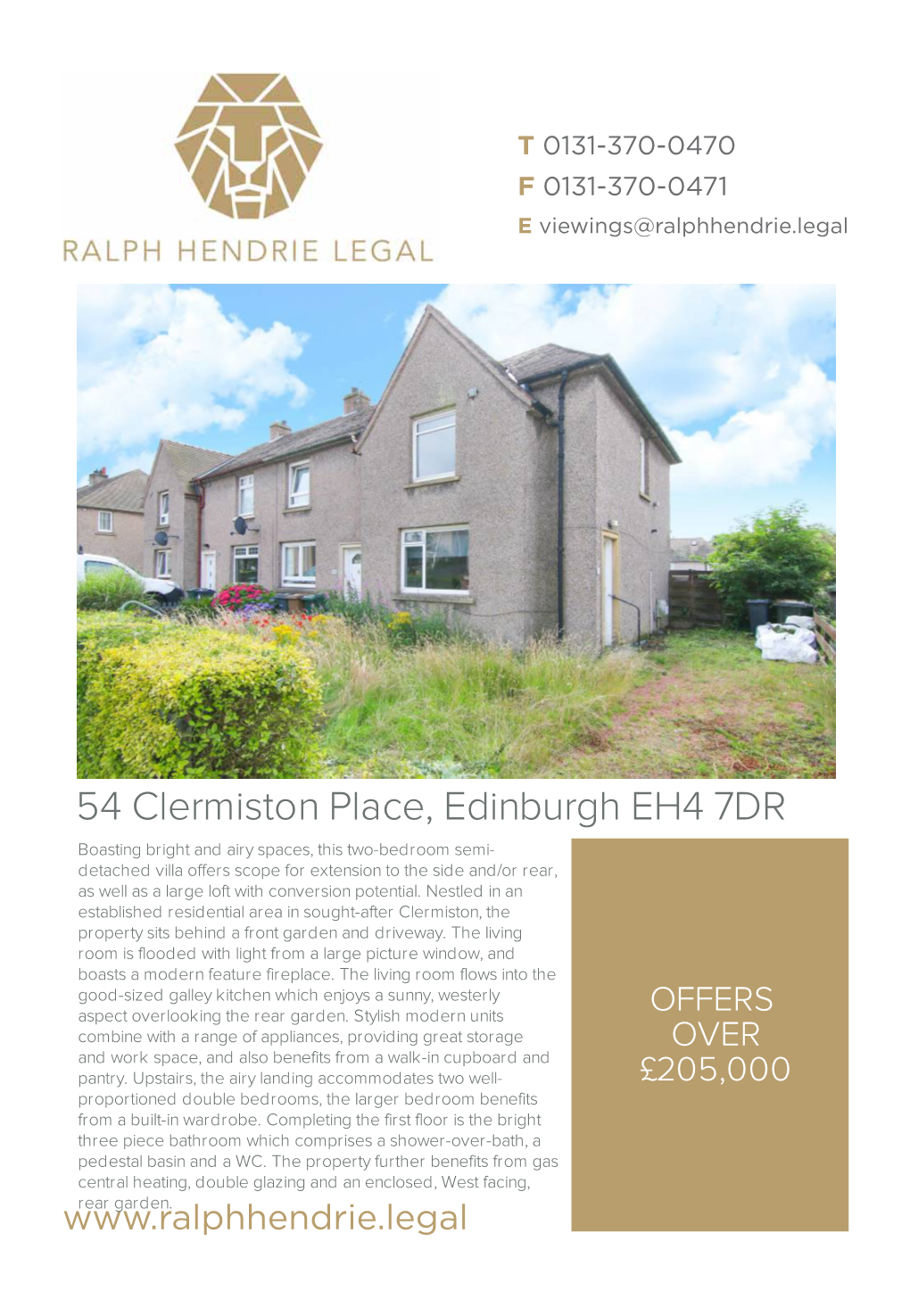 54 Clermiston Place, Edinburgh EH4