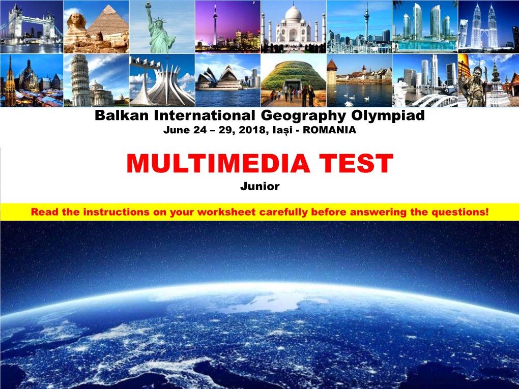 MULTIMEDIA TEST Junior