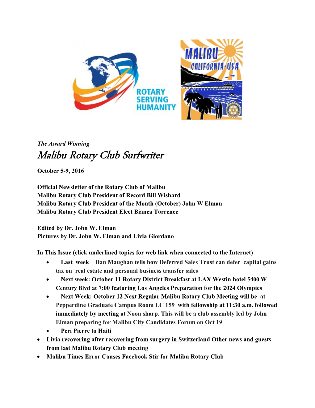 Malibu Rotary Club Surfwriter March 12 2014.Doc.Docx