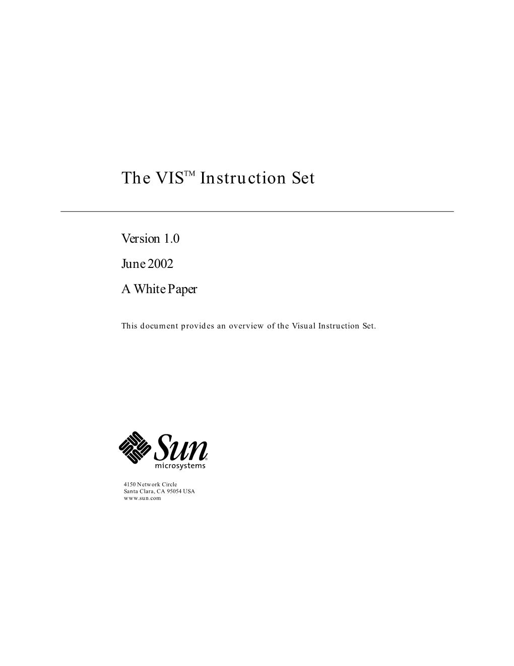 2 the VIS Instruction Set Pdist Instruction