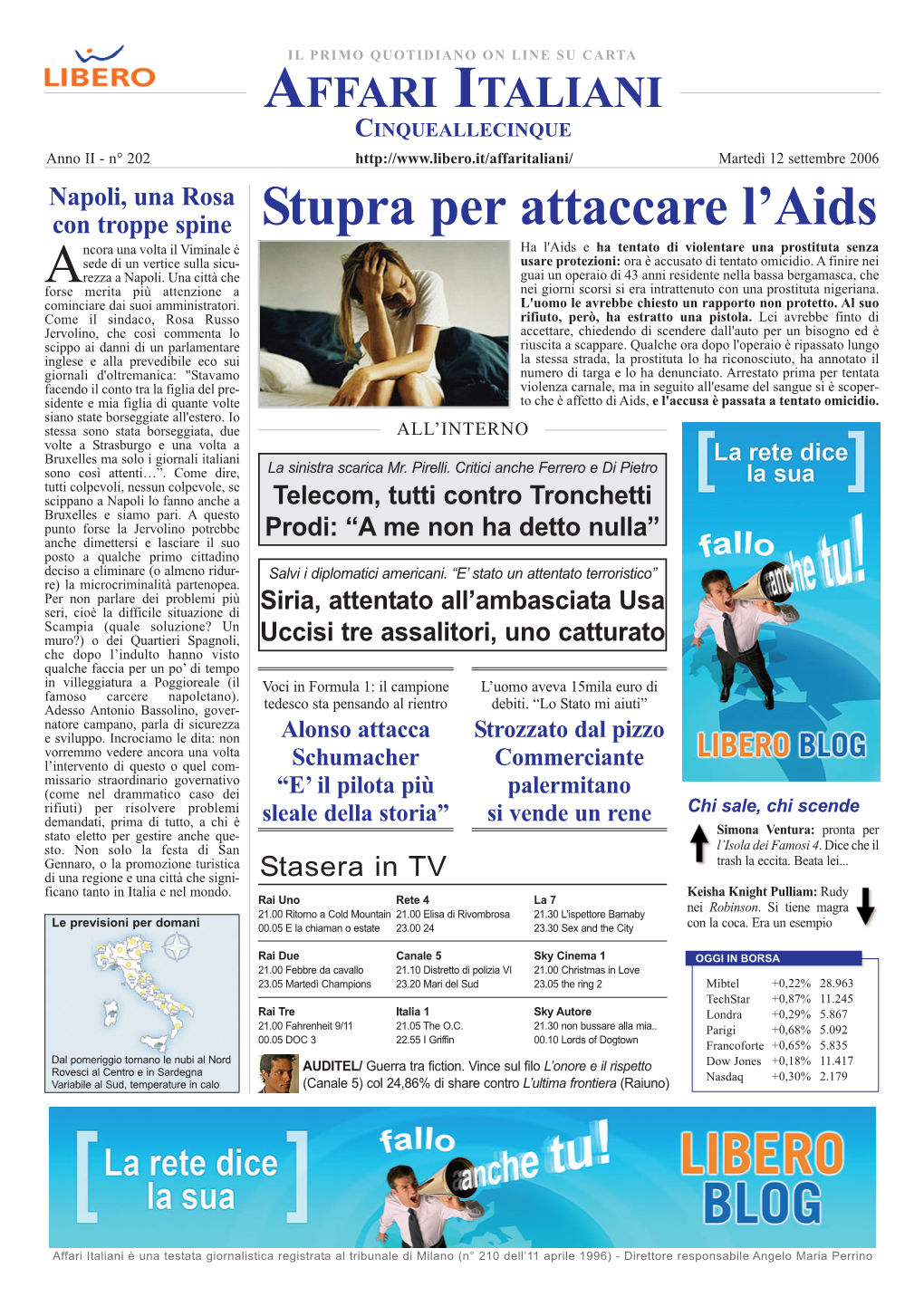 Stupra Per Attaccare L'aids