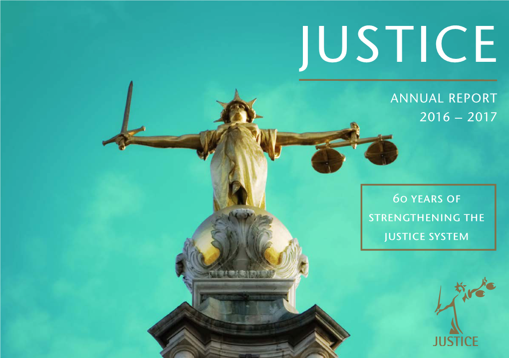 JUSTICE Annual Report 2017