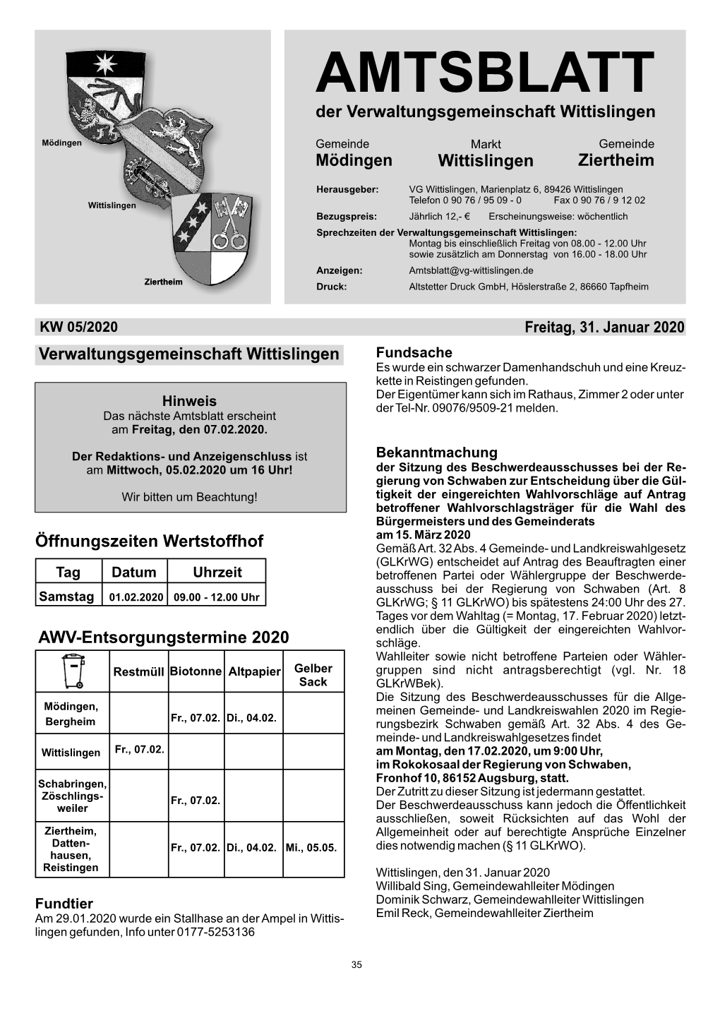 Wittislingen KW 05