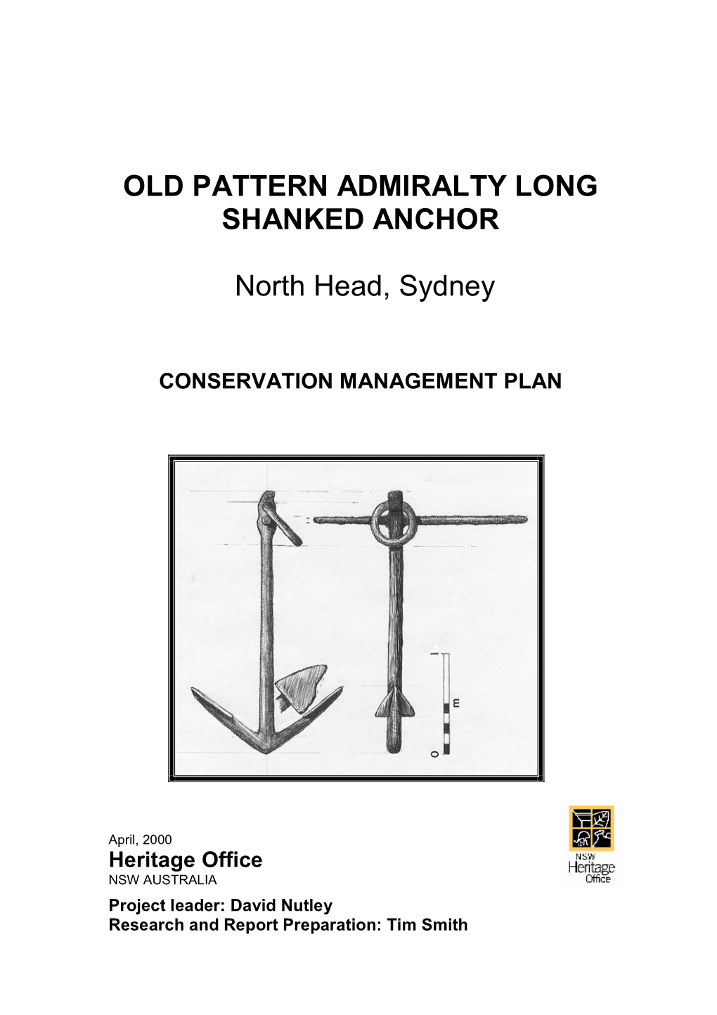 OLD PATTERN ADMIRALTY LONG SHANKED ANCHOR North Head