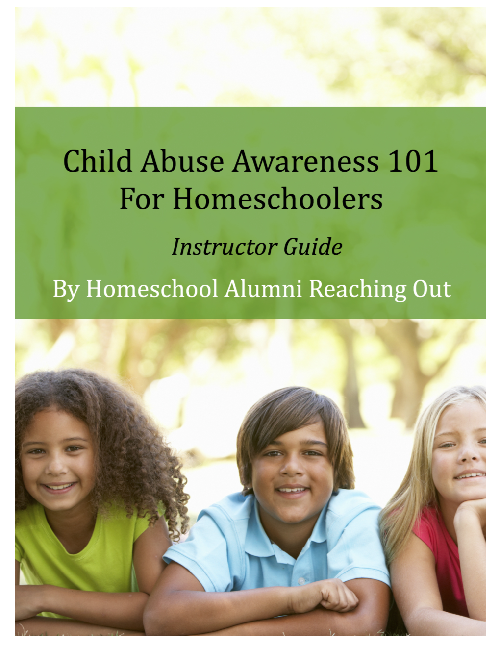 Child Abuse Awareness 101 for Homeschoolers