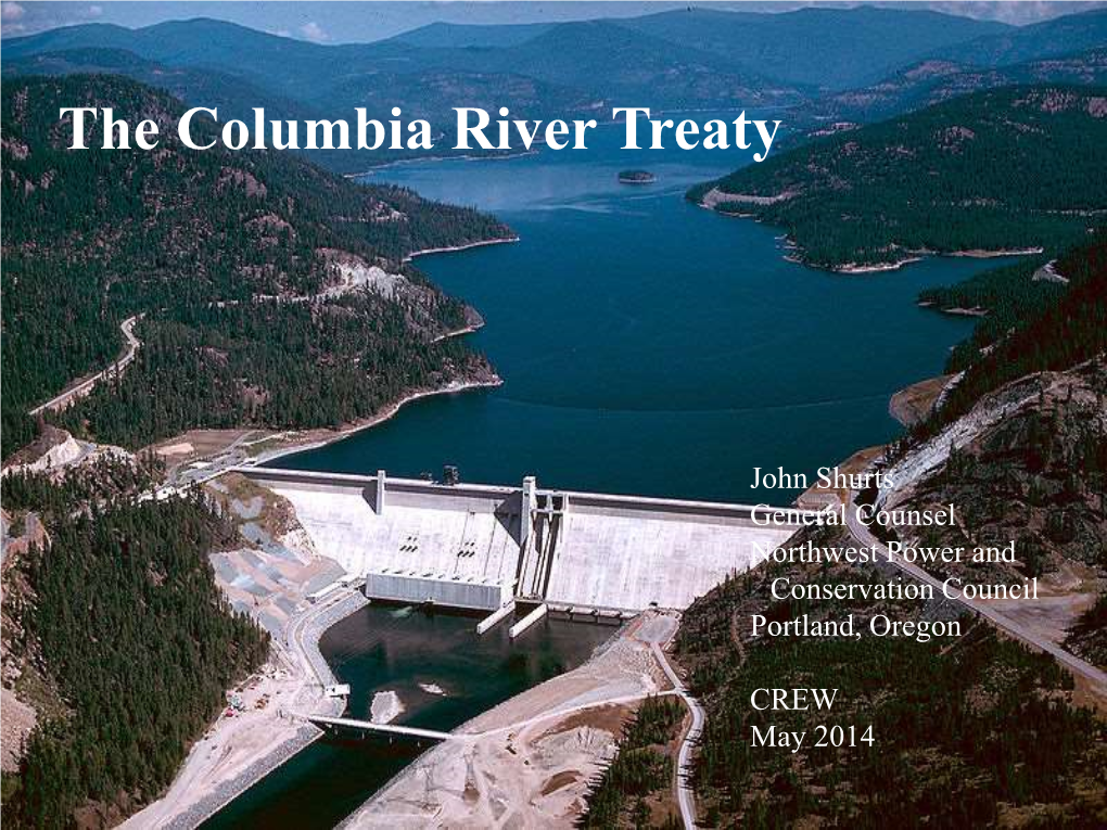 The Columbia River Treaty